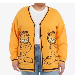 Nickelodeon Garfield Cardigan 2X